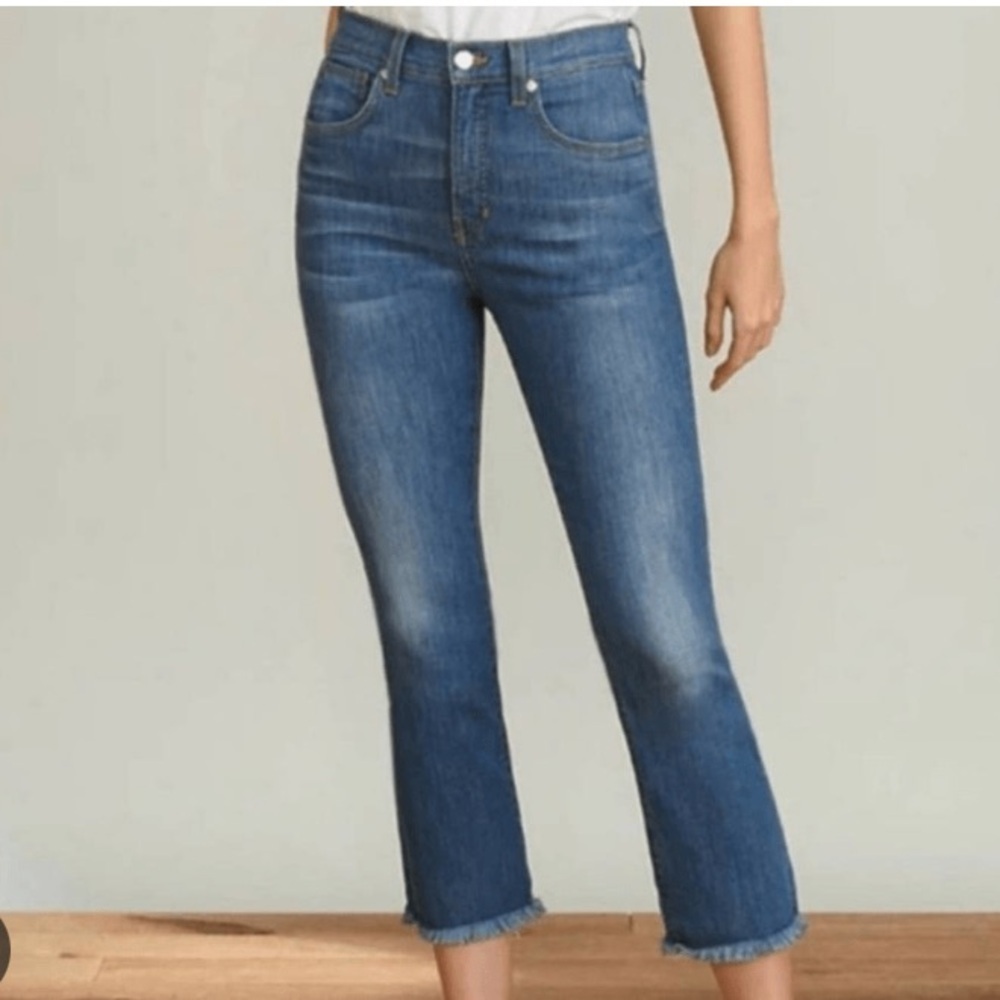 Veronica Beard Carly kick flare high rise Sunrise wash 29